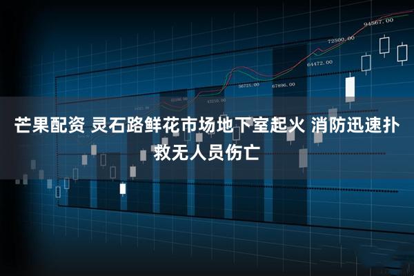 芒果配资 灵石路鲜花市场地下室起火 消防迅速扑救无人员伤亡